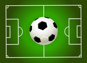 fotboll spelplan sport